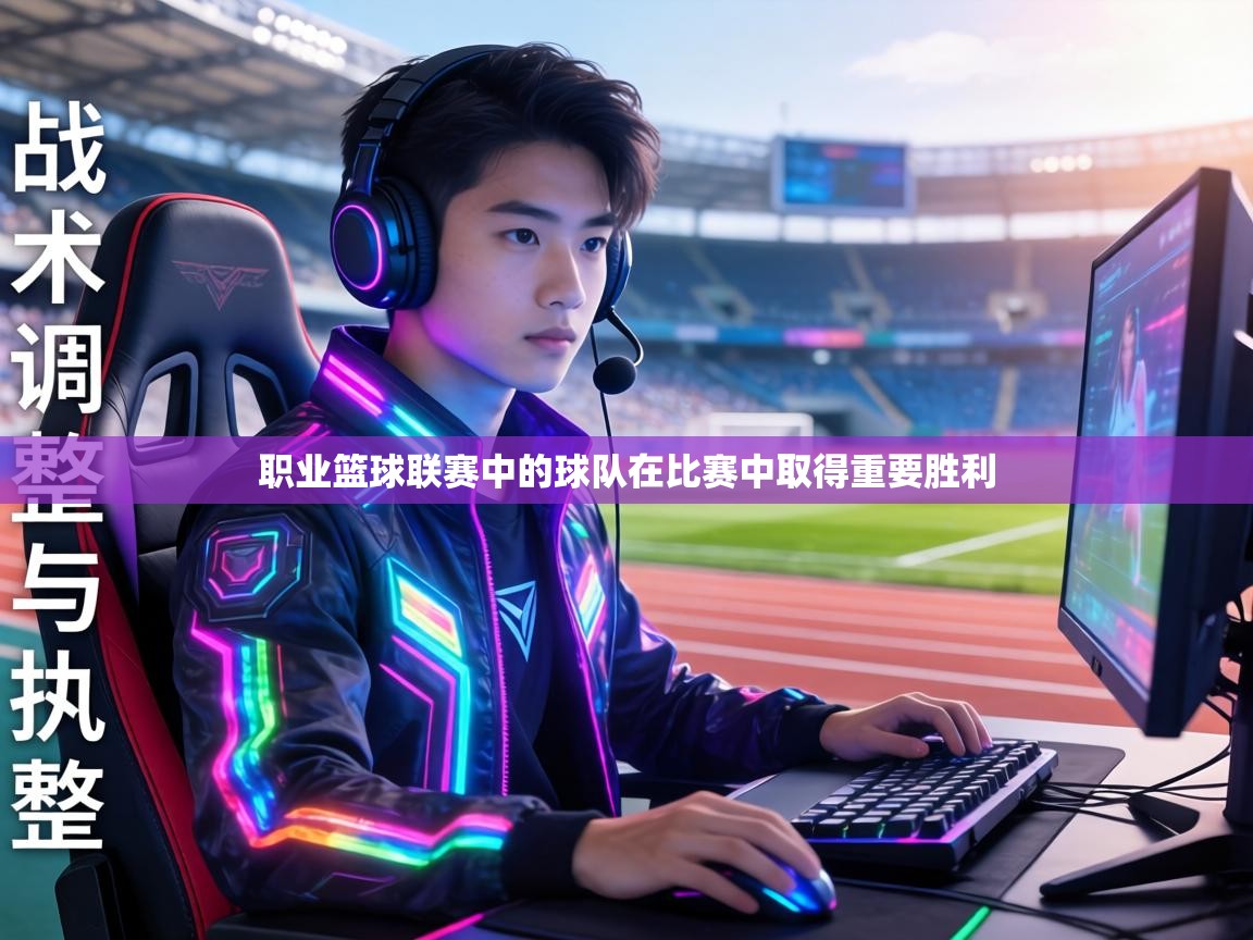 职业篮球联赛中的球队在比赛中取得重要胜利